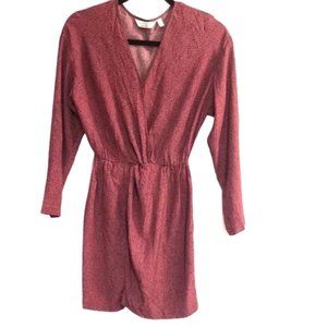 & Other Stories - magenta & black,Size 6 long-sleeve mini dress - New with tag